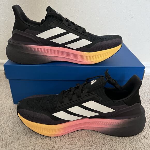 Adidas Ultraboost 5X Running Shoes Black Zero Metallic JI1332 Men's Size 12 NWT - Picture 2 of 9